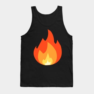 Fire Emoji Tank Top